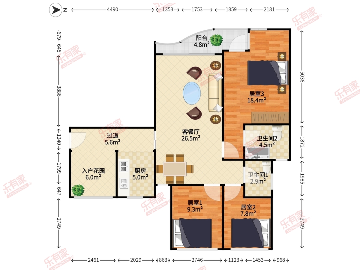 万科金域蓝湾二期户型图