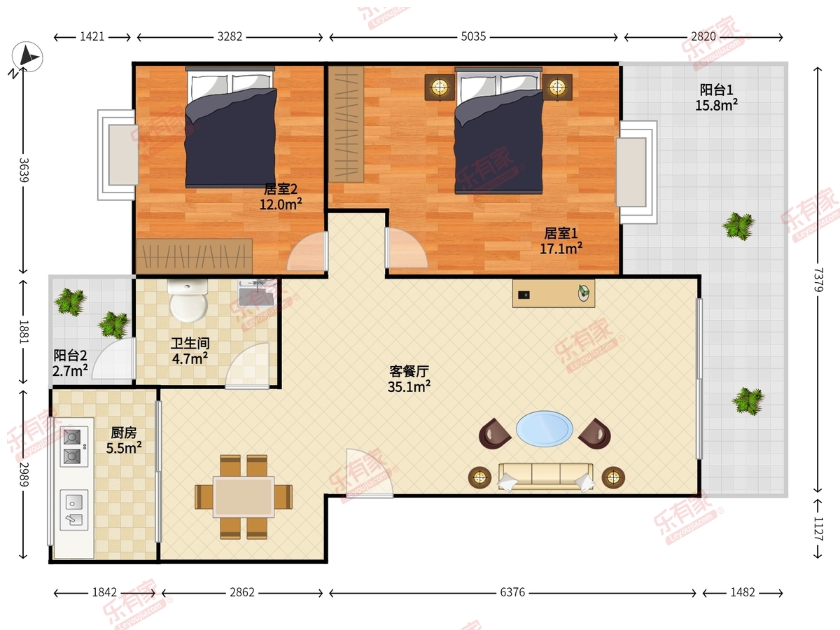 雷圳碧榕湾名苑户型图
