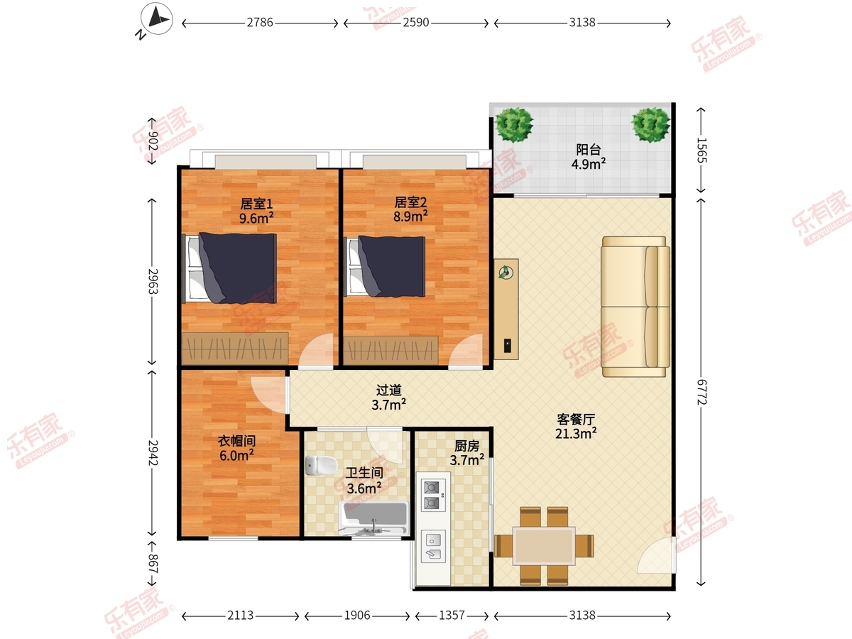 联建君钰府户型图