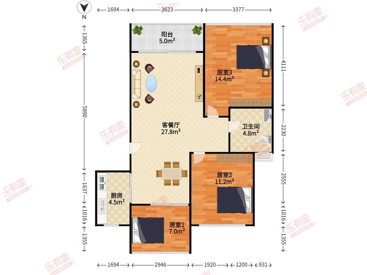 振业峦山谷花园二期户型图