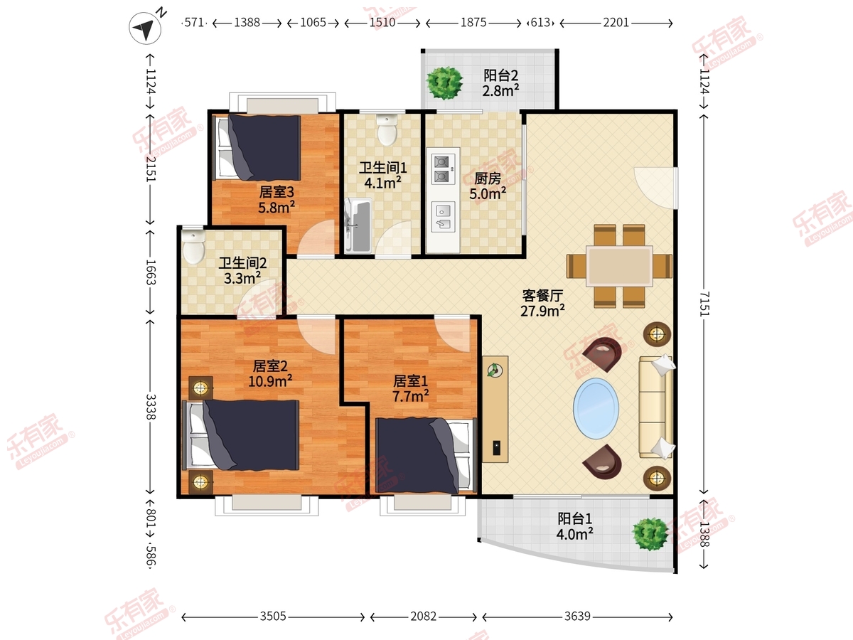 文雅豪庭户型图