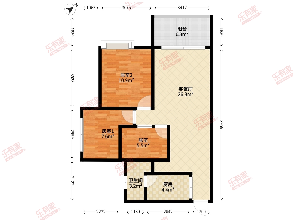 熙璟城豪苑户型图