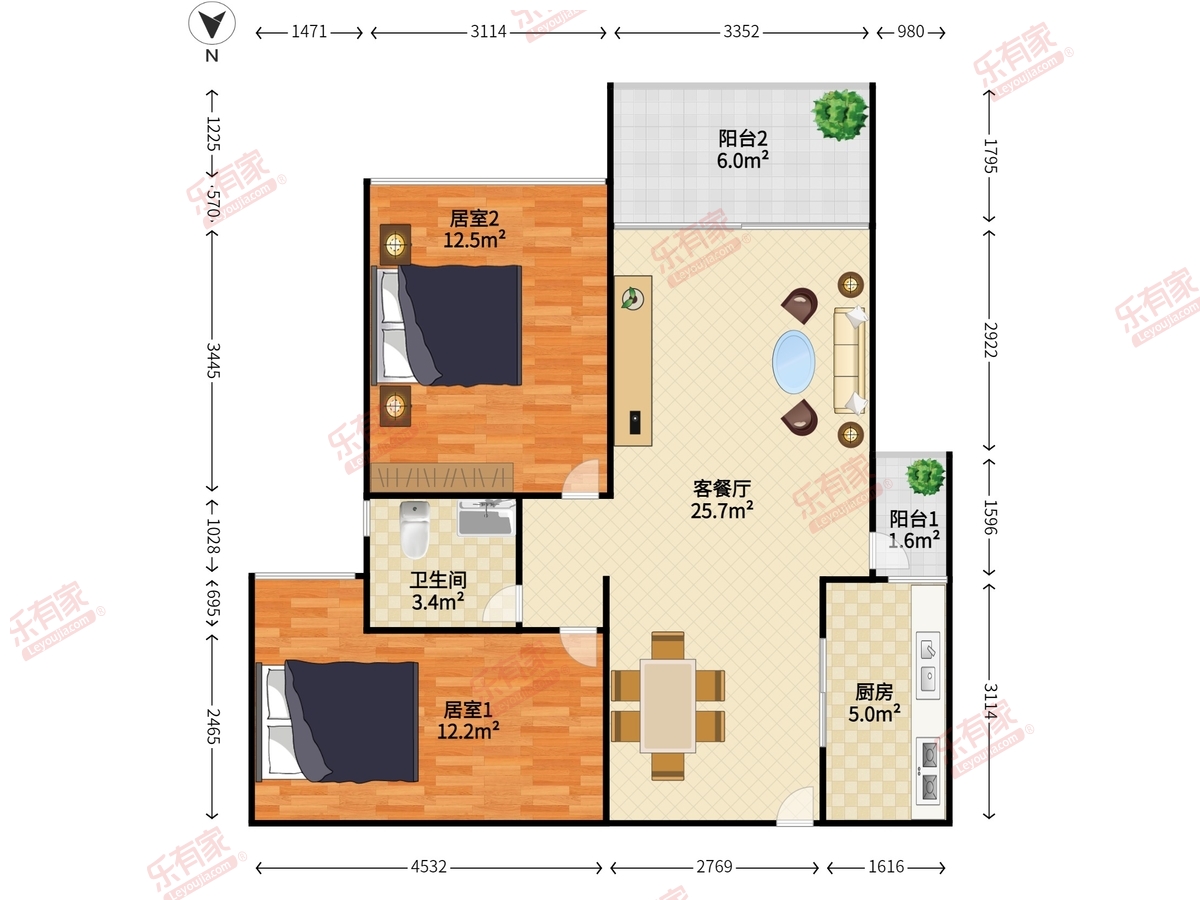 前海时代广场户型图