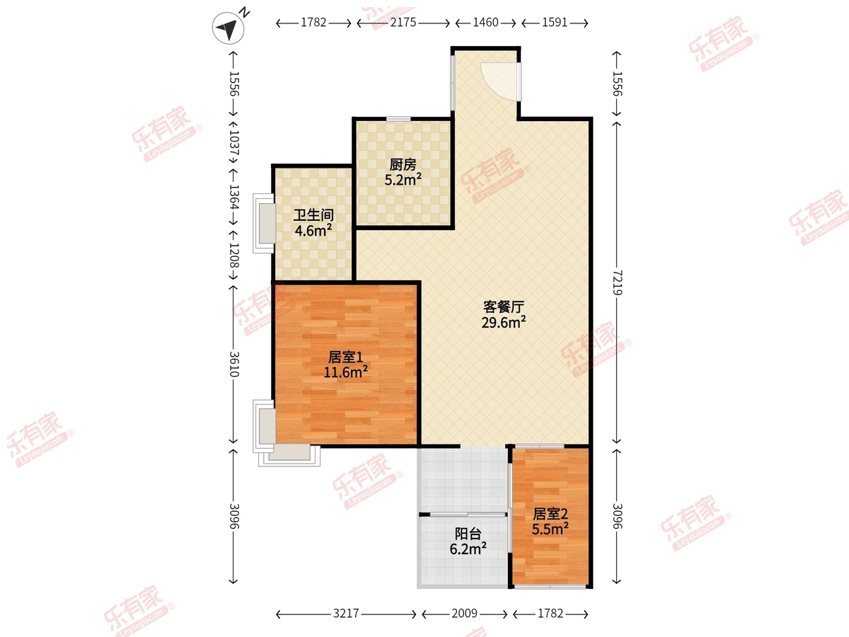 东都花园二期户型图