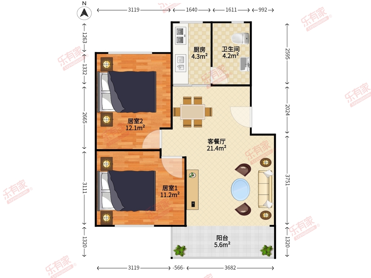 龙园山庄户型图