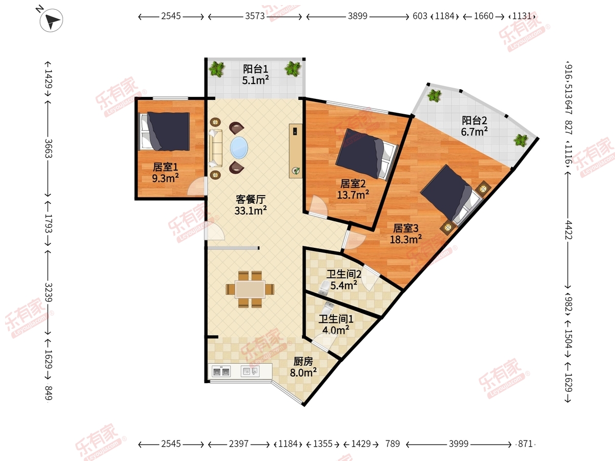 下闸新村户型图