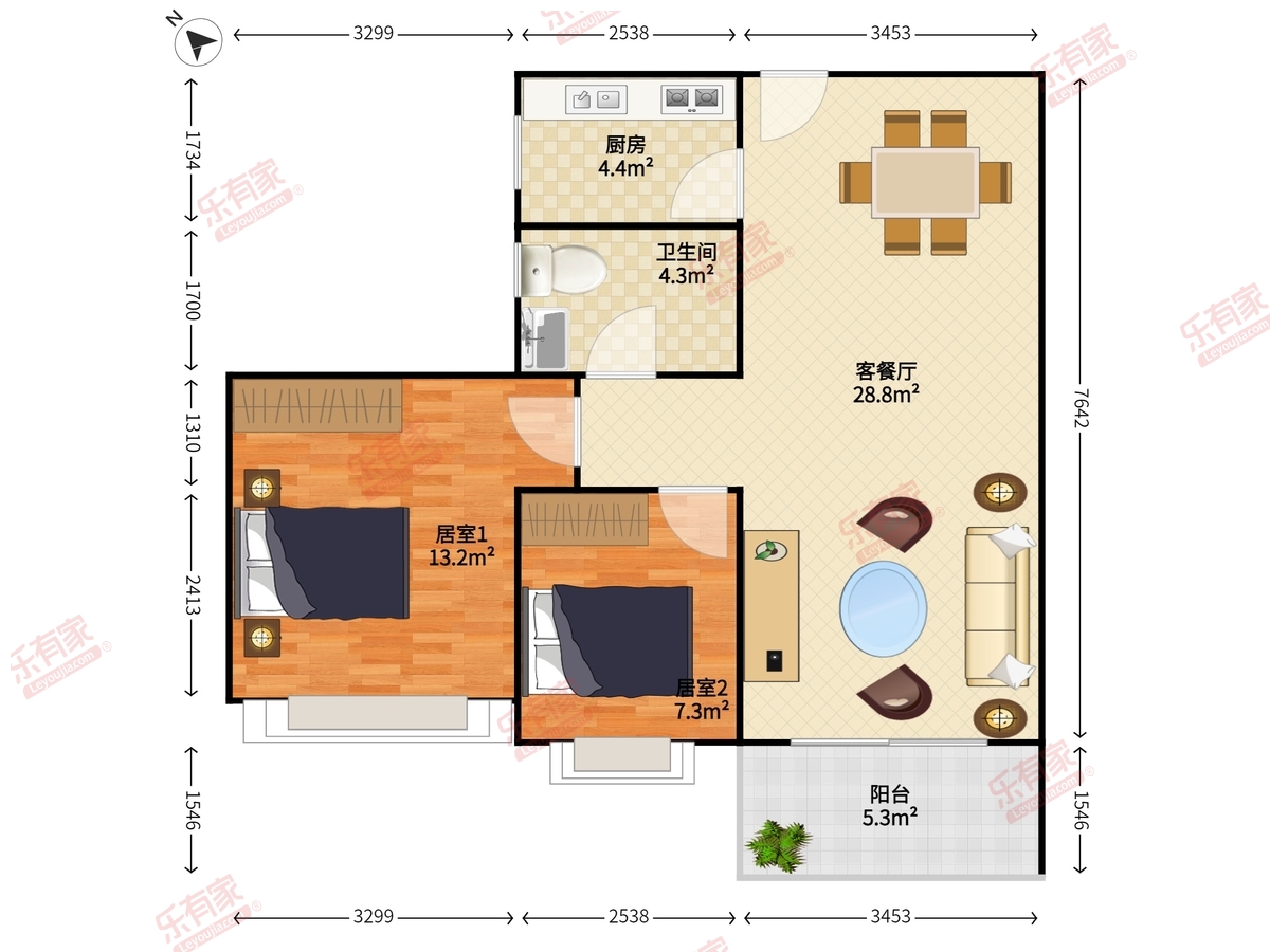 深业新岸线二期户型图