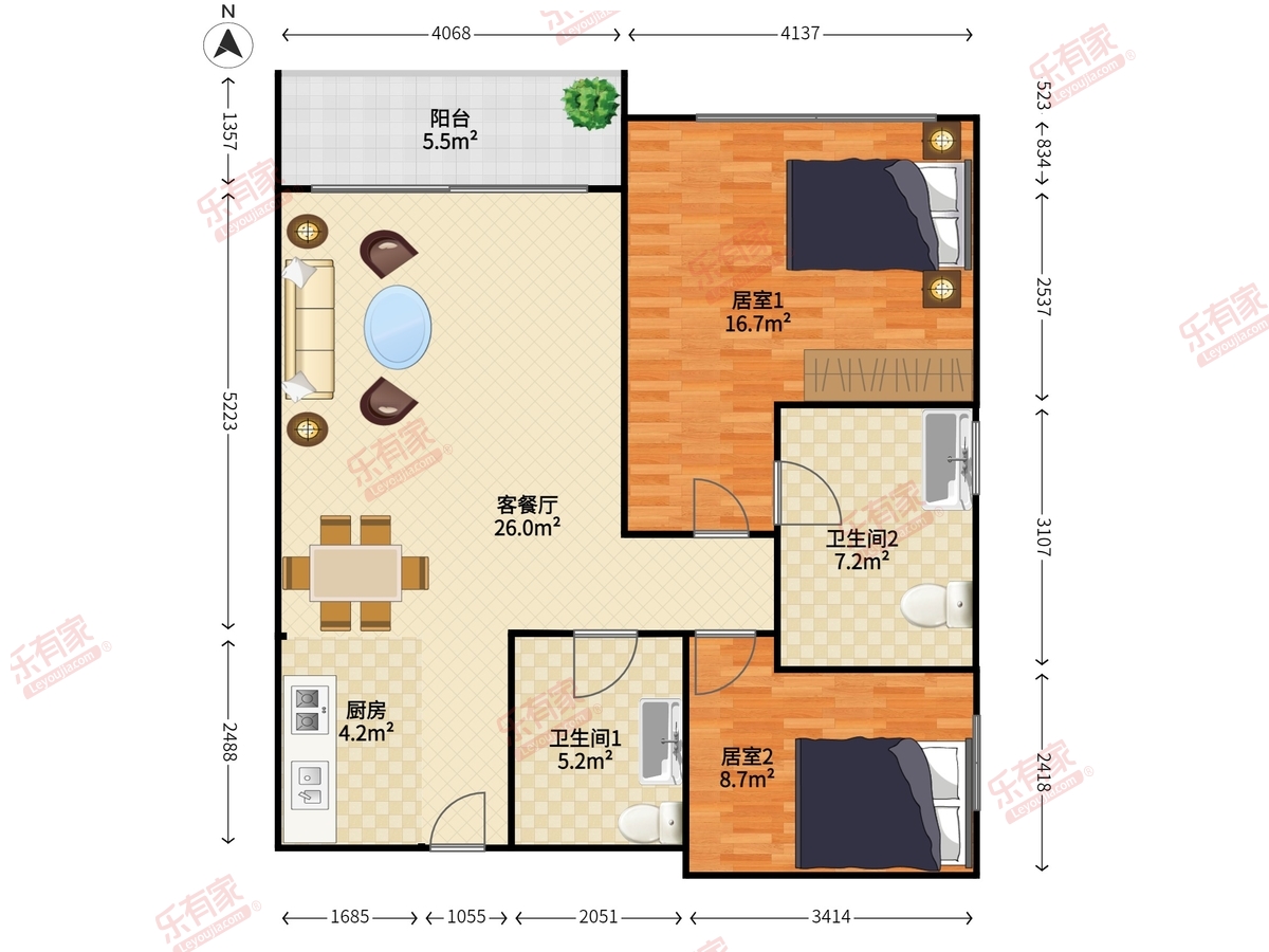 宝能城市公馆（三期）户型图