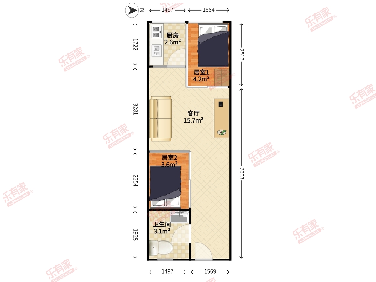 深华科技宿舍楼户型图