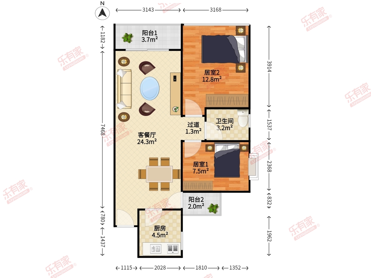 绿茵丰和家园户型图