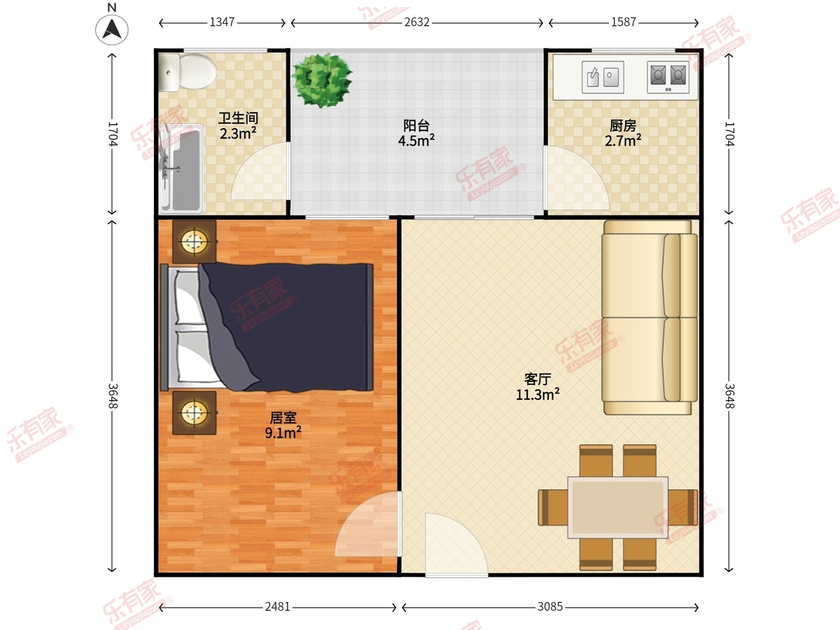 合正名园二期户型图