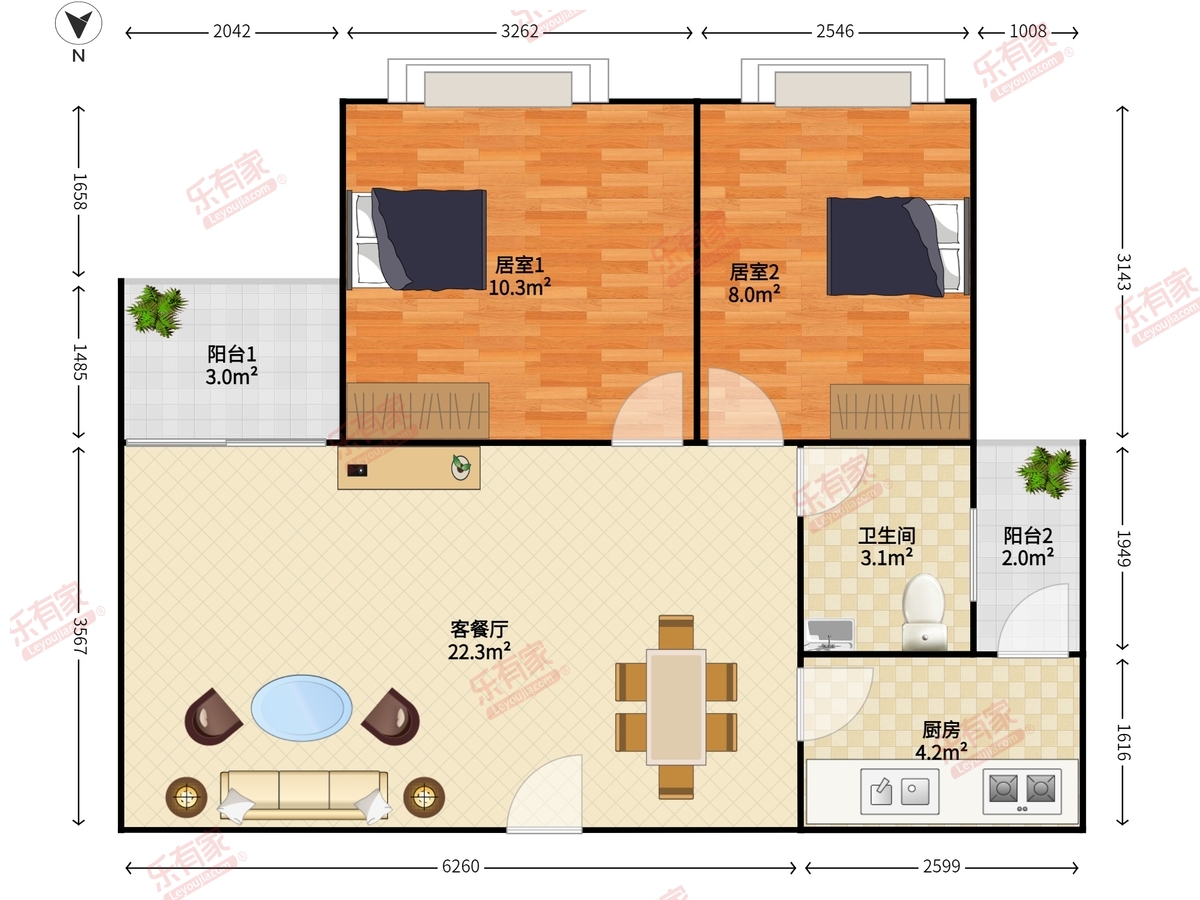 新世界上梅林家园户型图