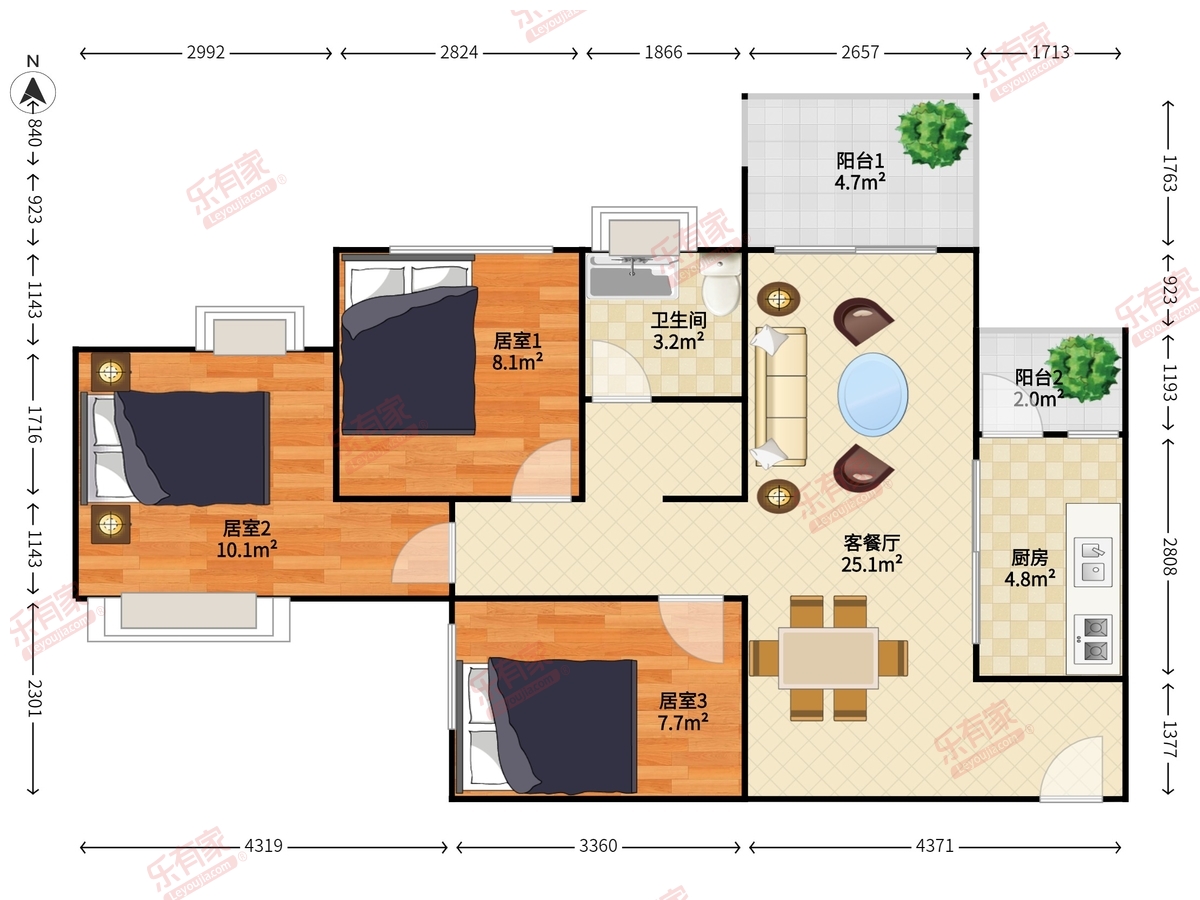 悦峰华府户型图