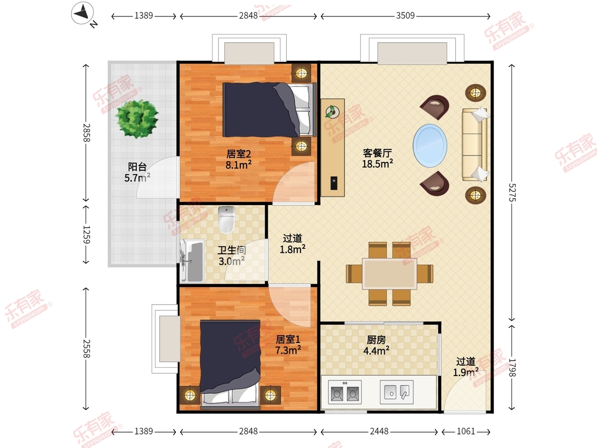 万象新园二期户型图