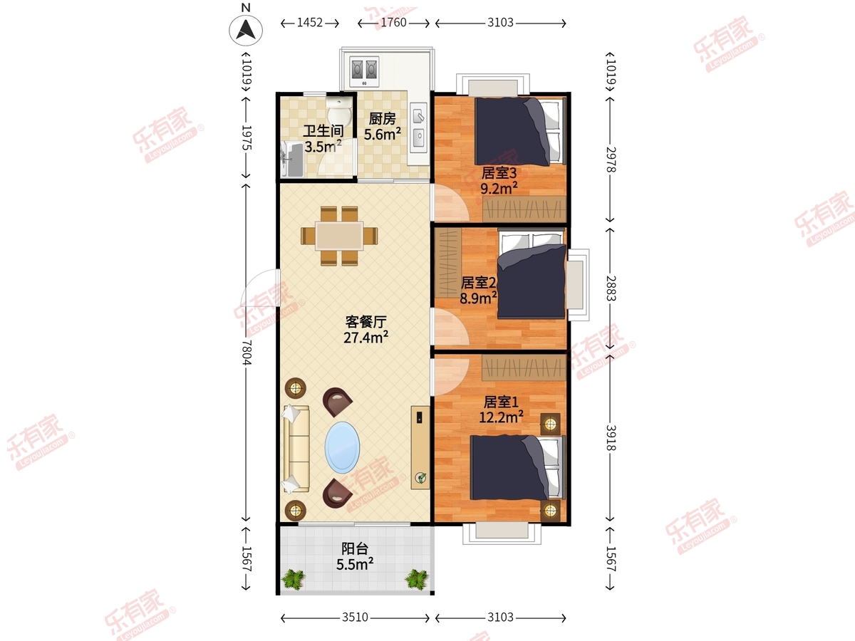 滢水山庄二区户型图