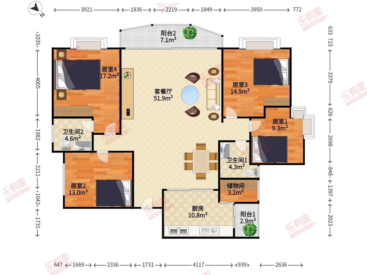 碧湖花园（龙岗）户型图