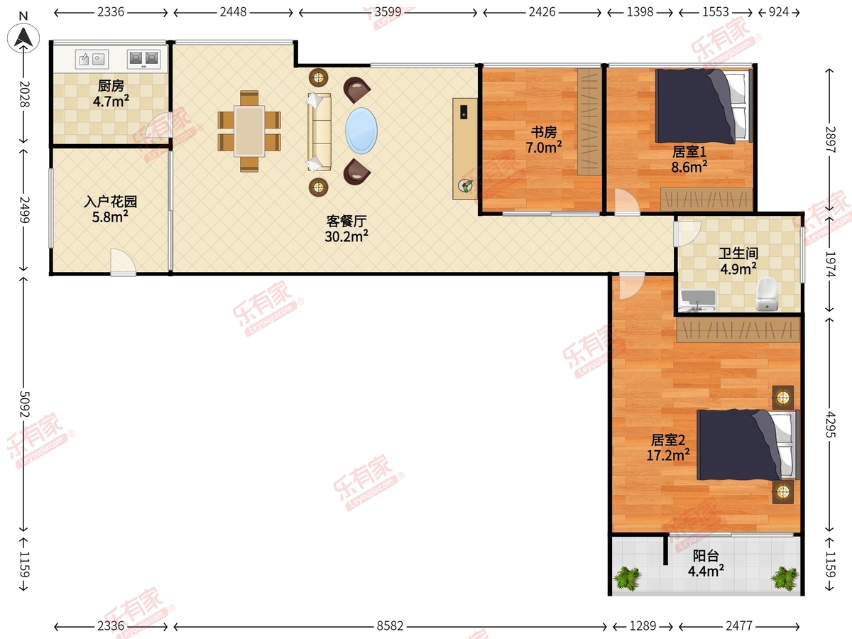 招商依山郡花园三期户型图