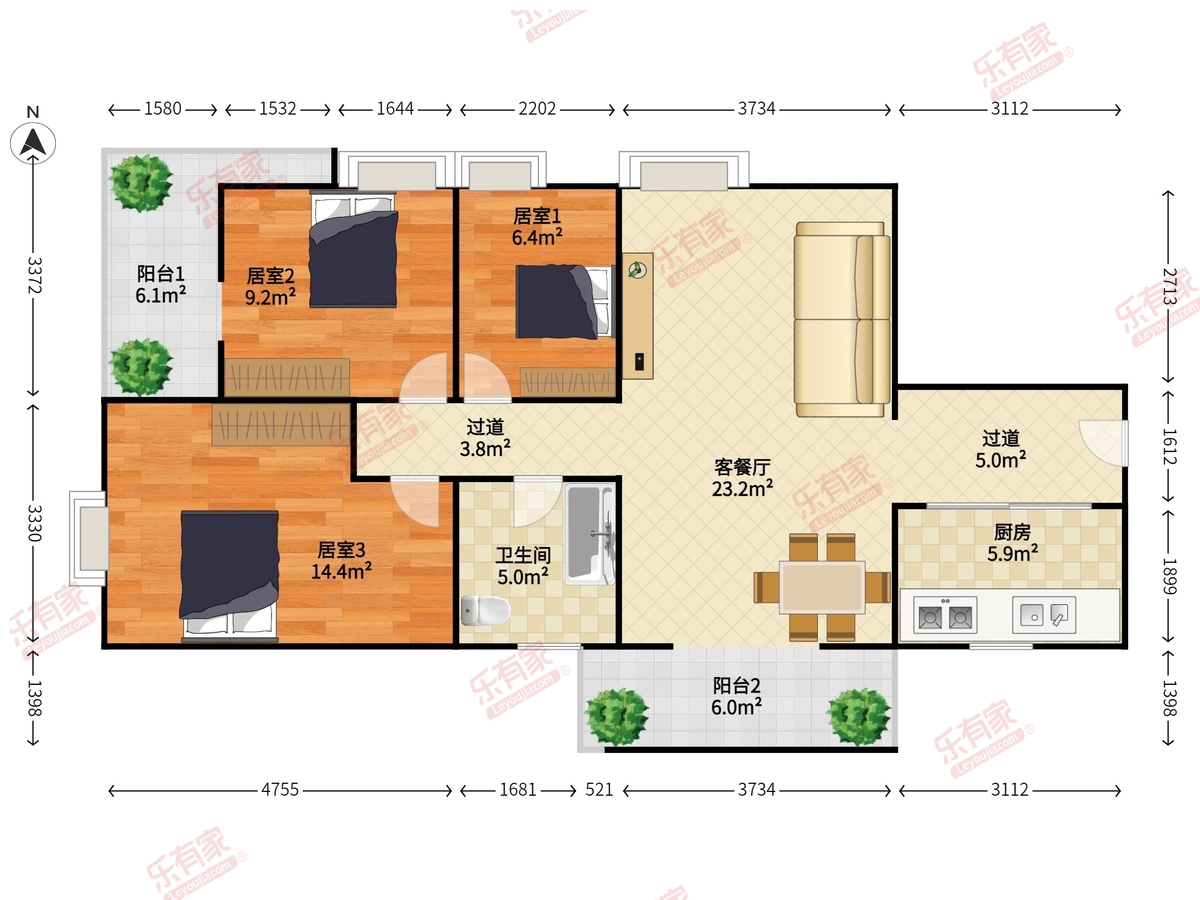 时代骄子大厦户型图