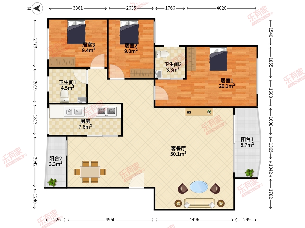 富霖花园户型图