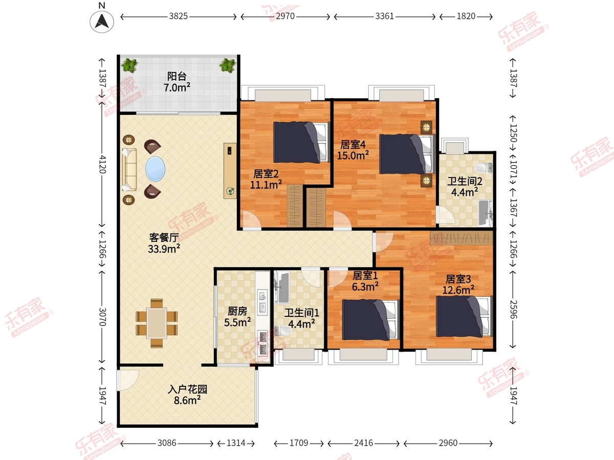 剑桥郡睿峰户型图