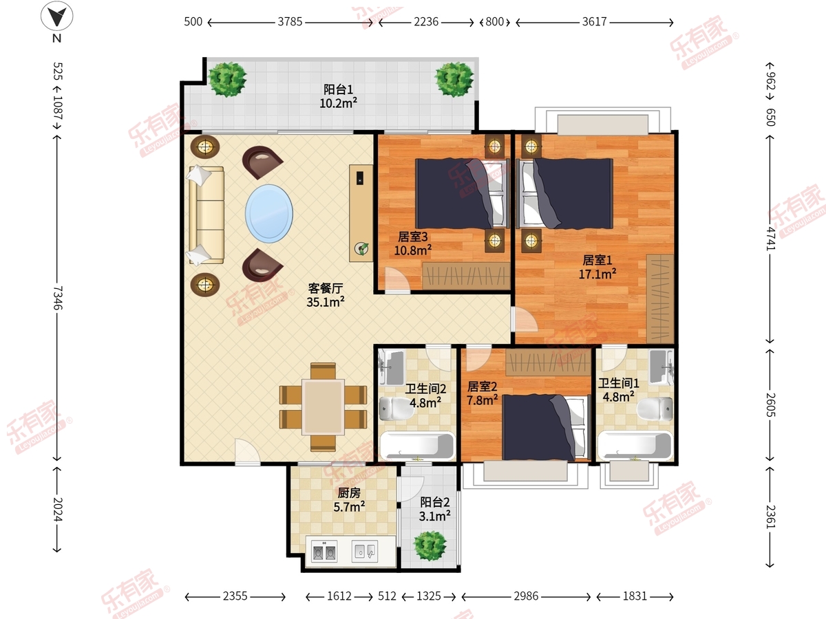 欢乐海岸S3地块住宅项目户型图