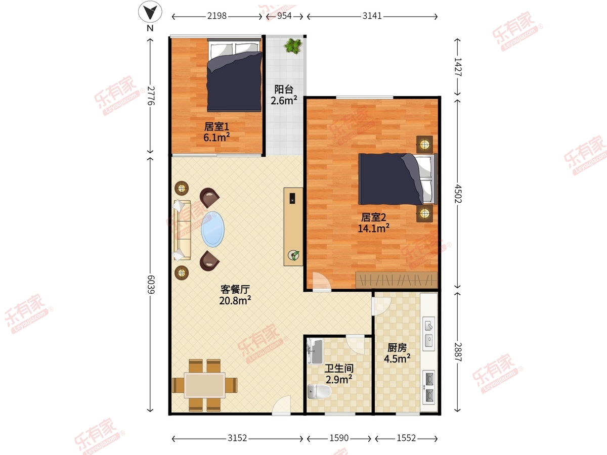 大陆庄园户型图