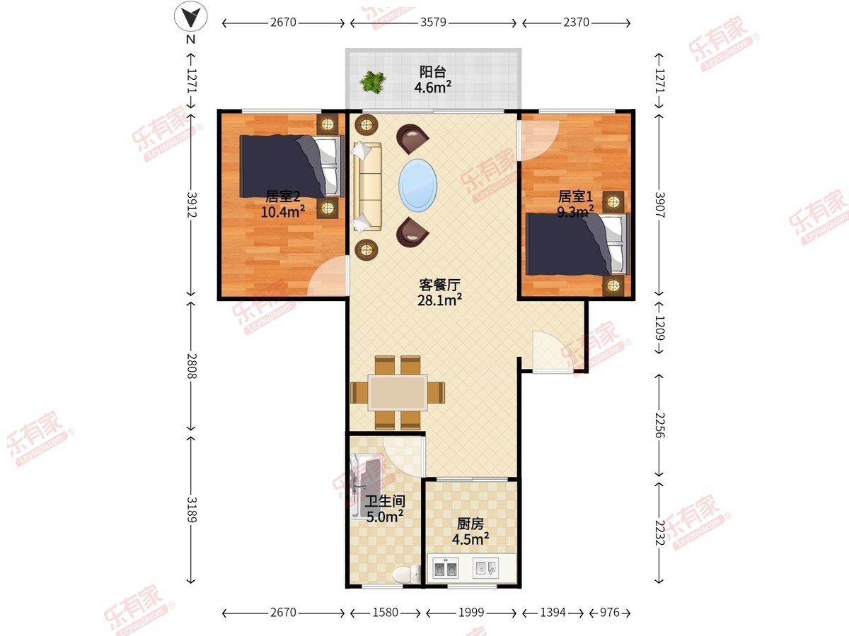 深纺集团住宅区户型图