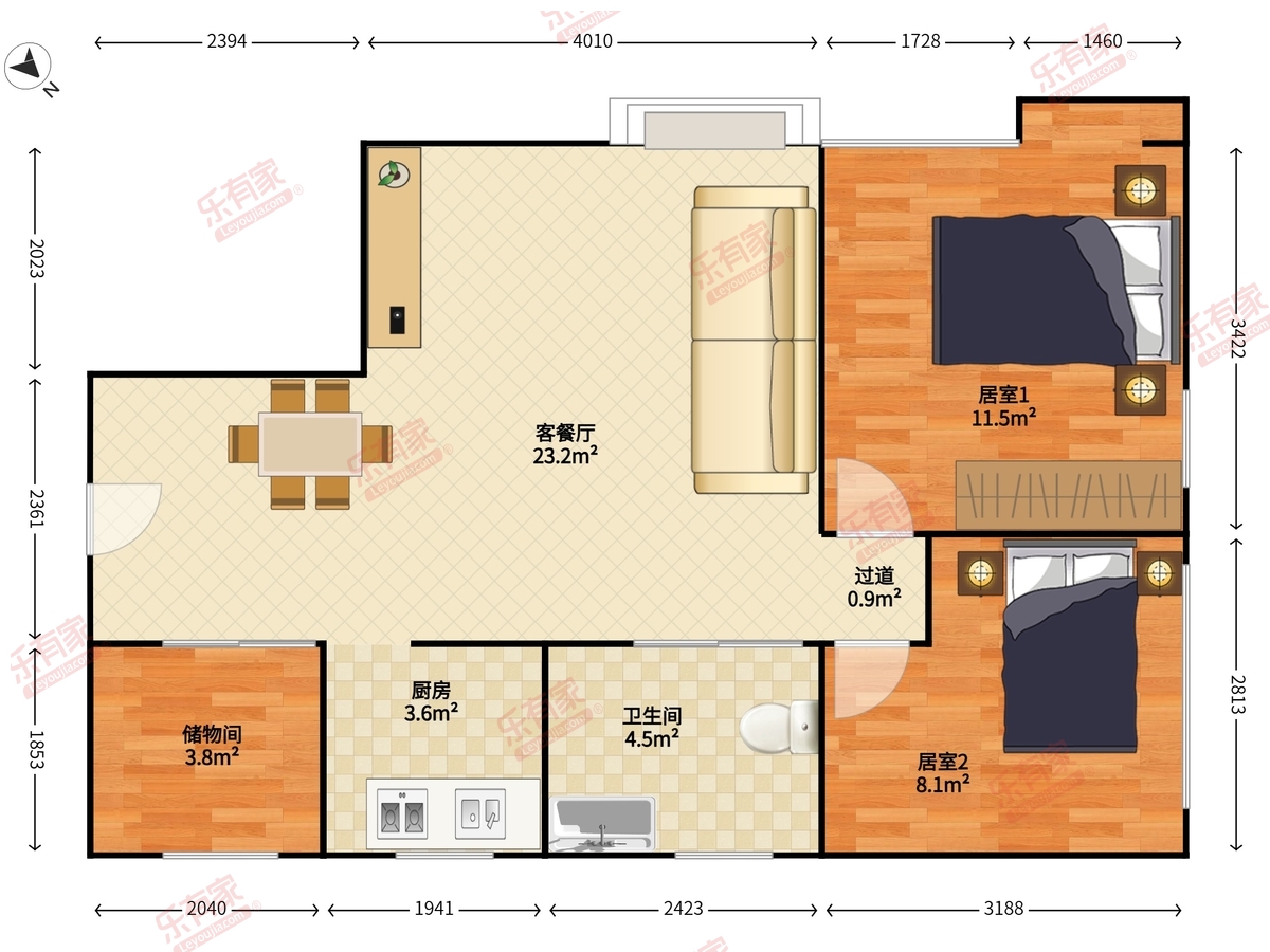 钜建大厦户型图