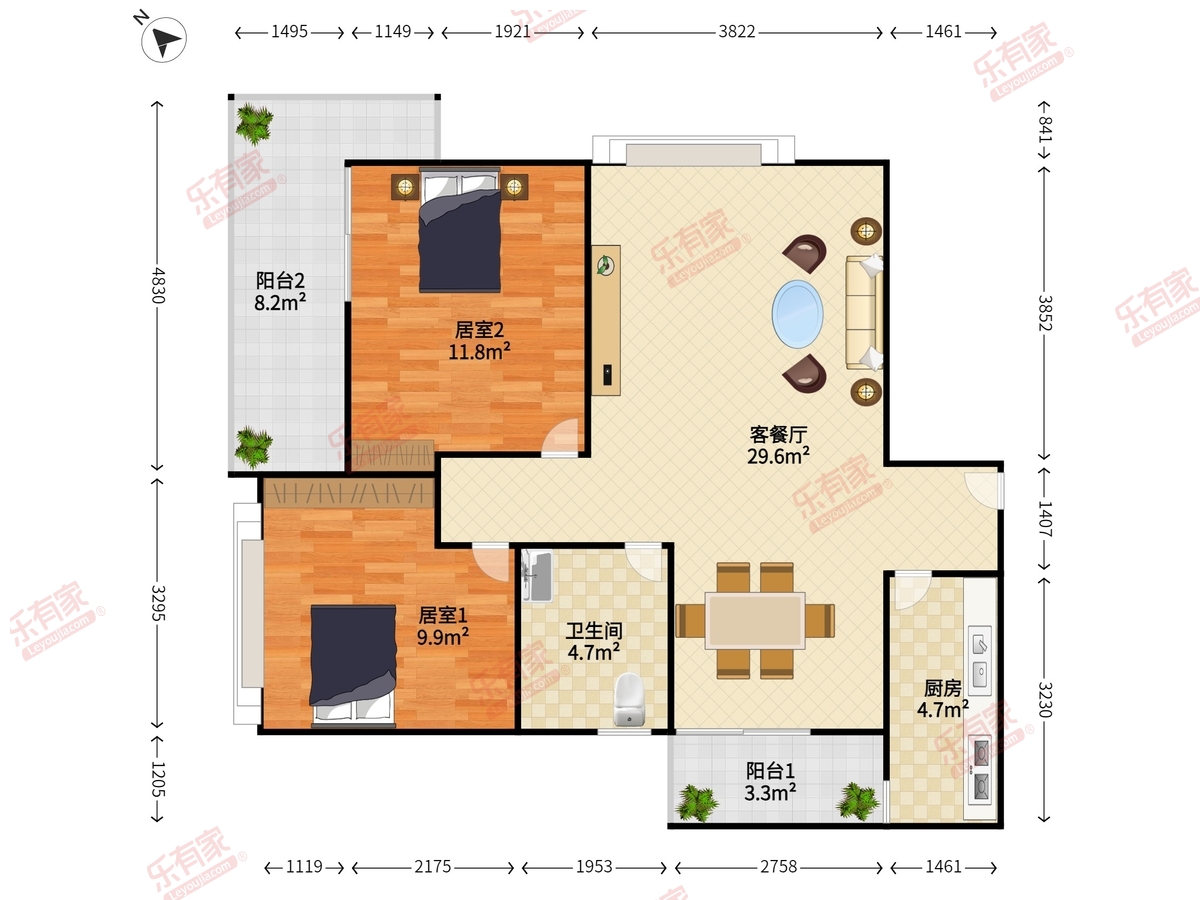 碧岭华庭户型图