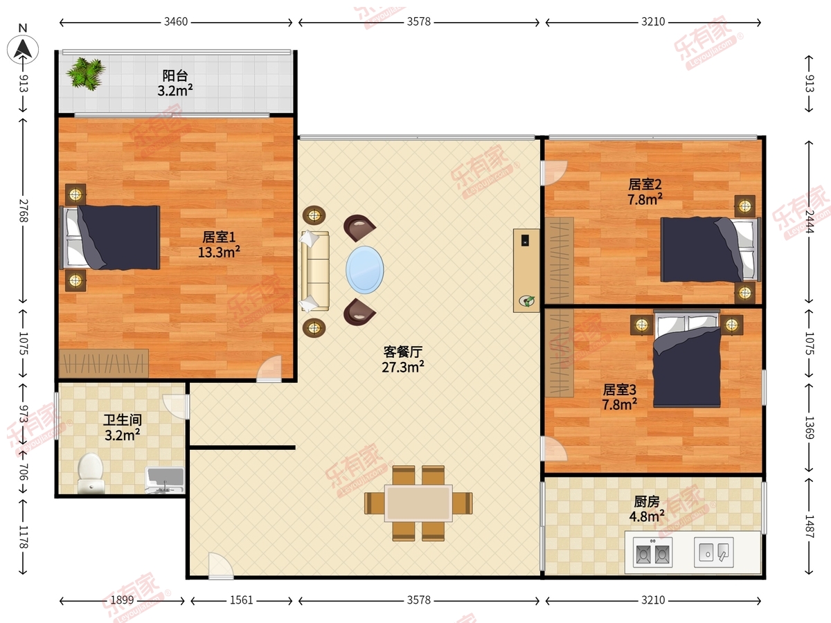 云景豪园户型图