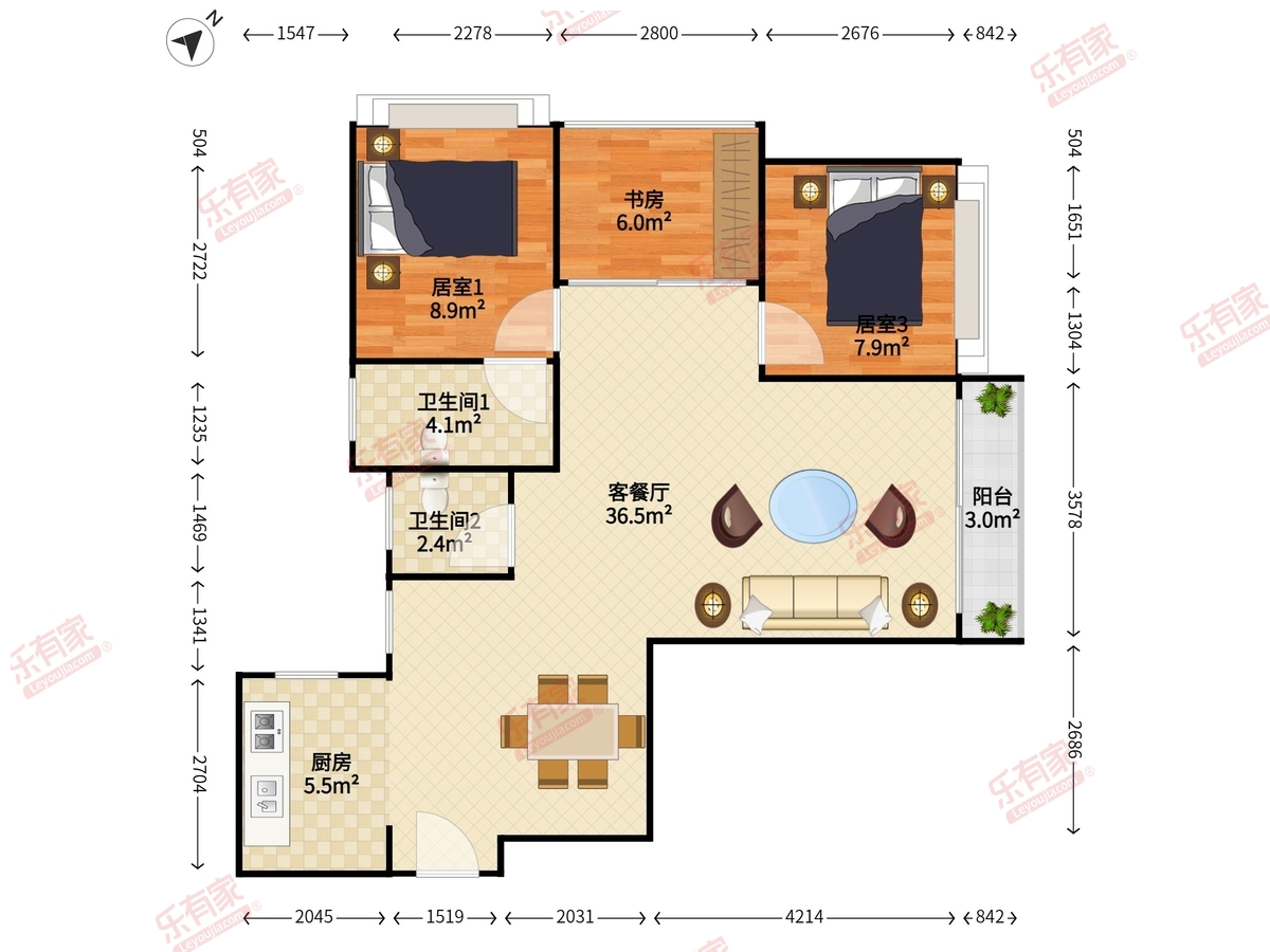 富通九曜公馆户型图