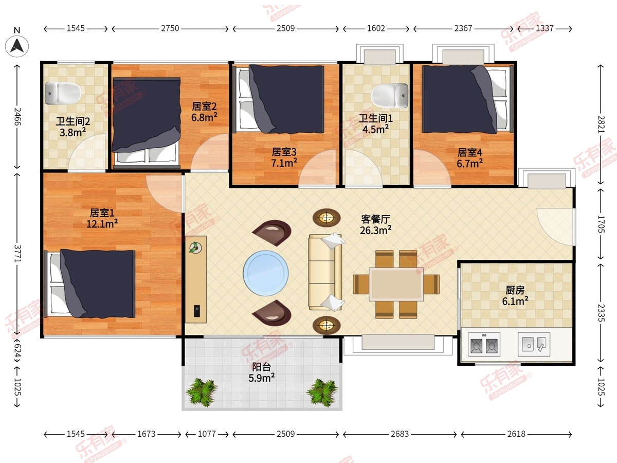 阳基御龙山户型图