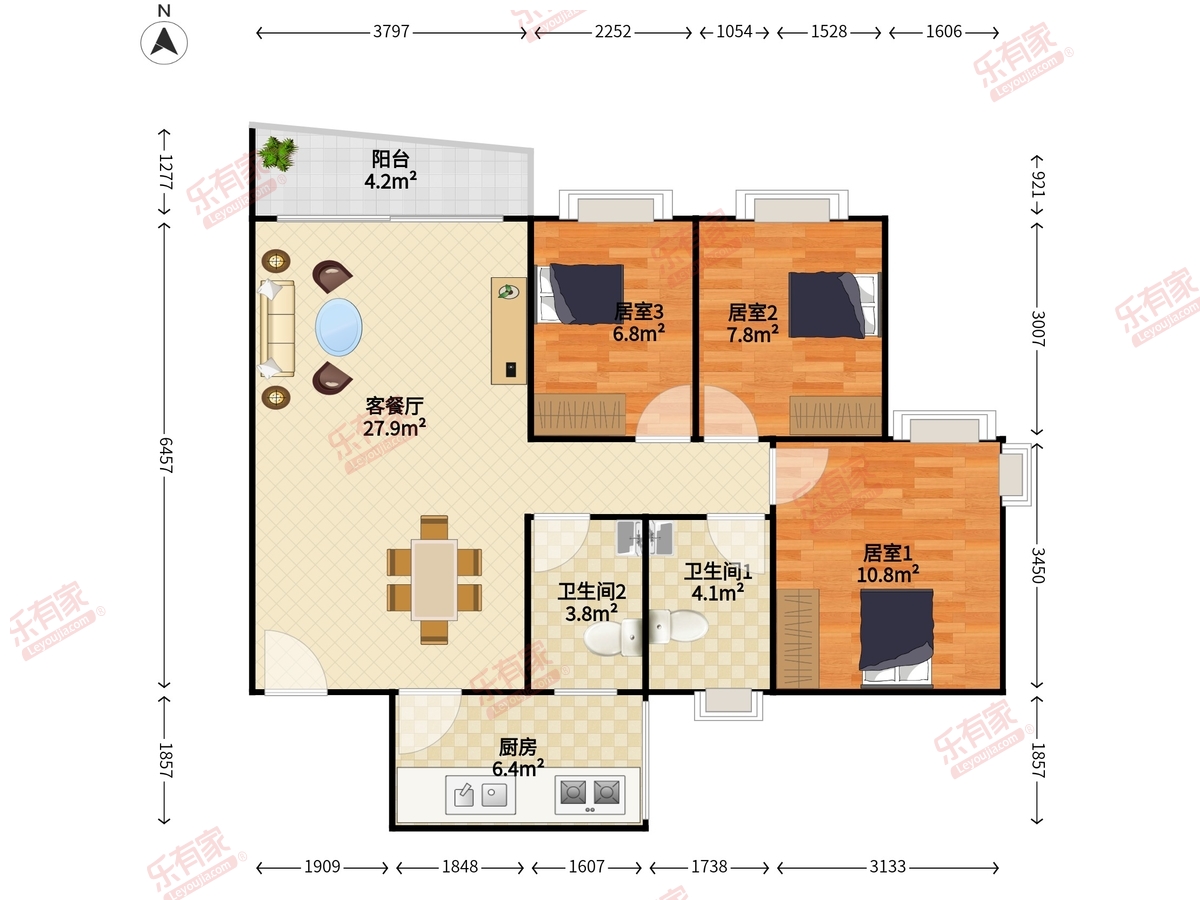 长城盛世家园二期户型图