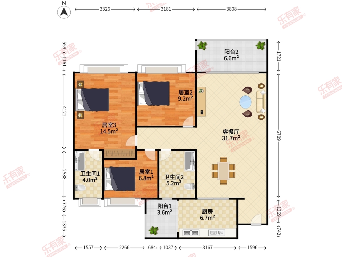 中澳滨河湾4期户型图