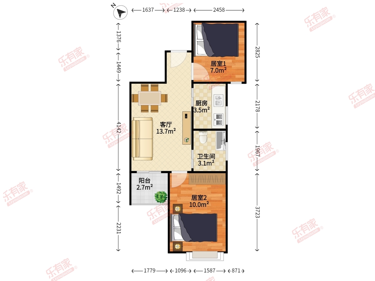 汇港名苑户型图