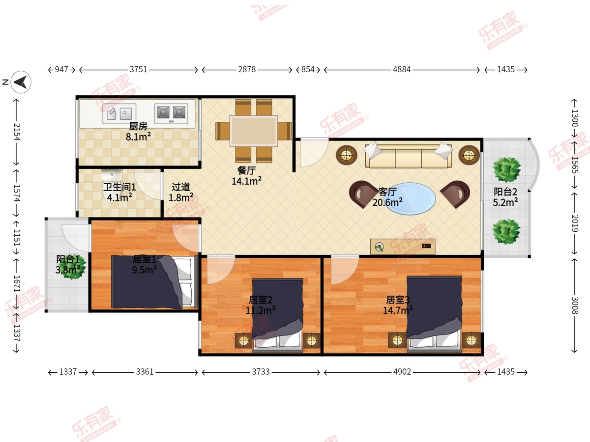 西丽湖工贸公司住宅户型图