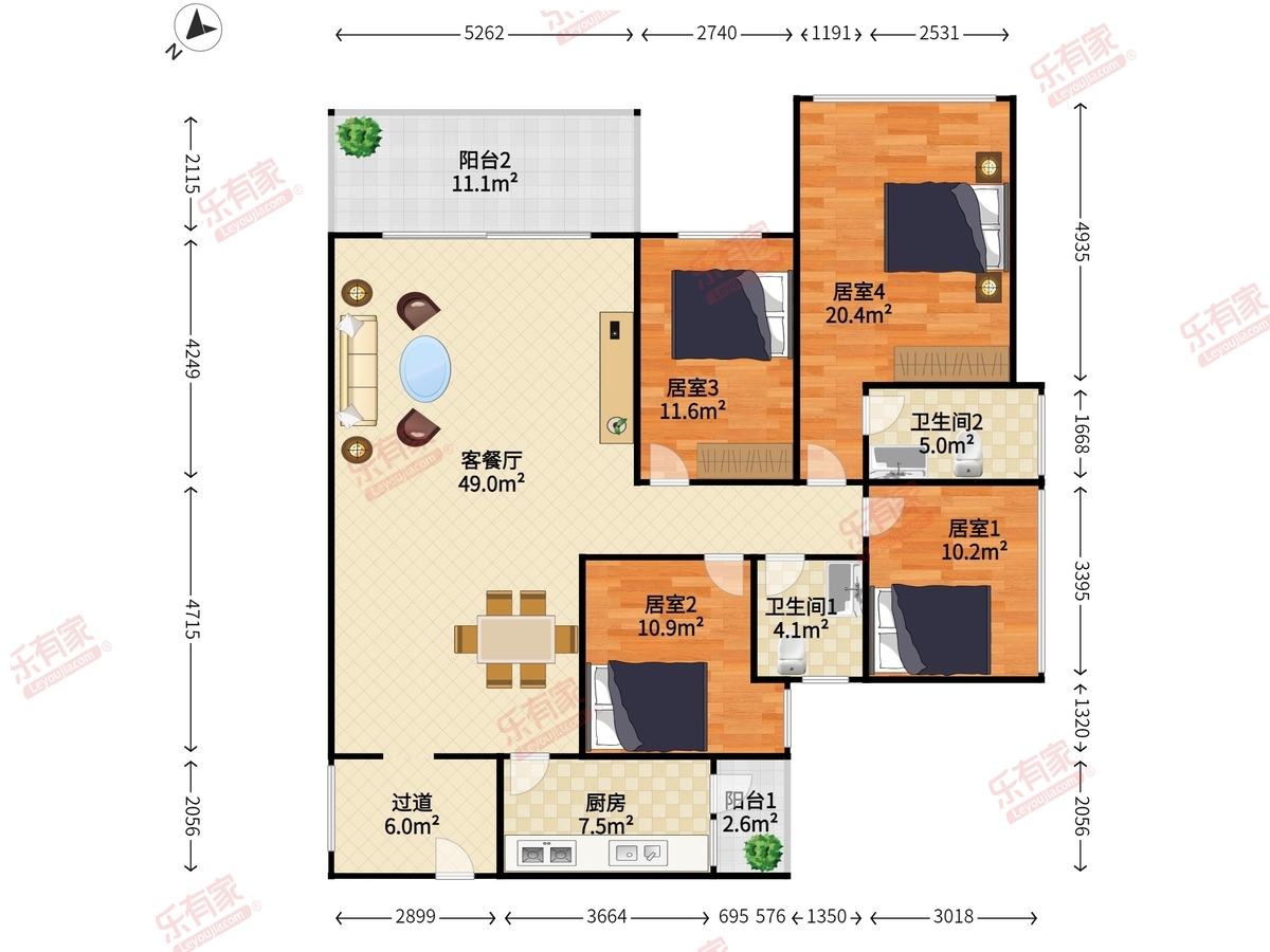 芷峪澜湾花园户型图