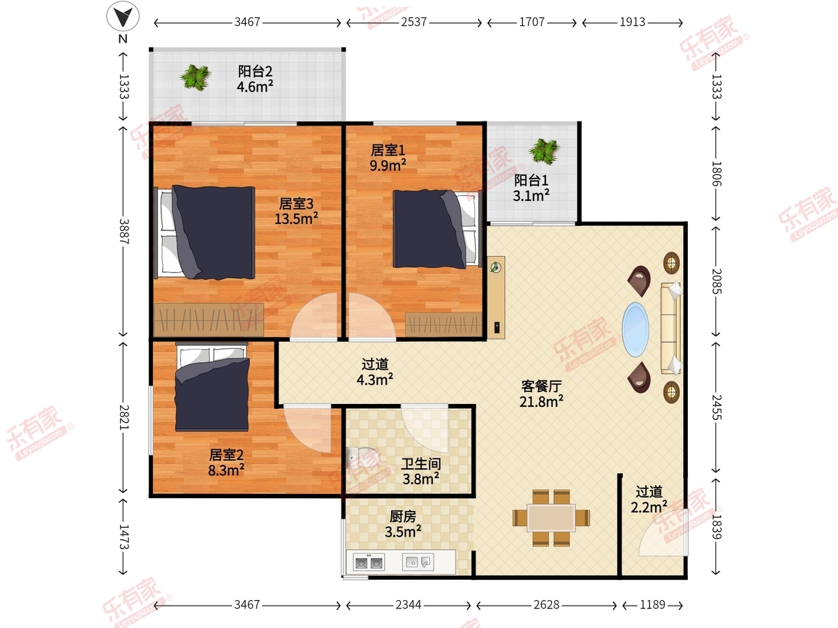 特区报社住宅楼户型图