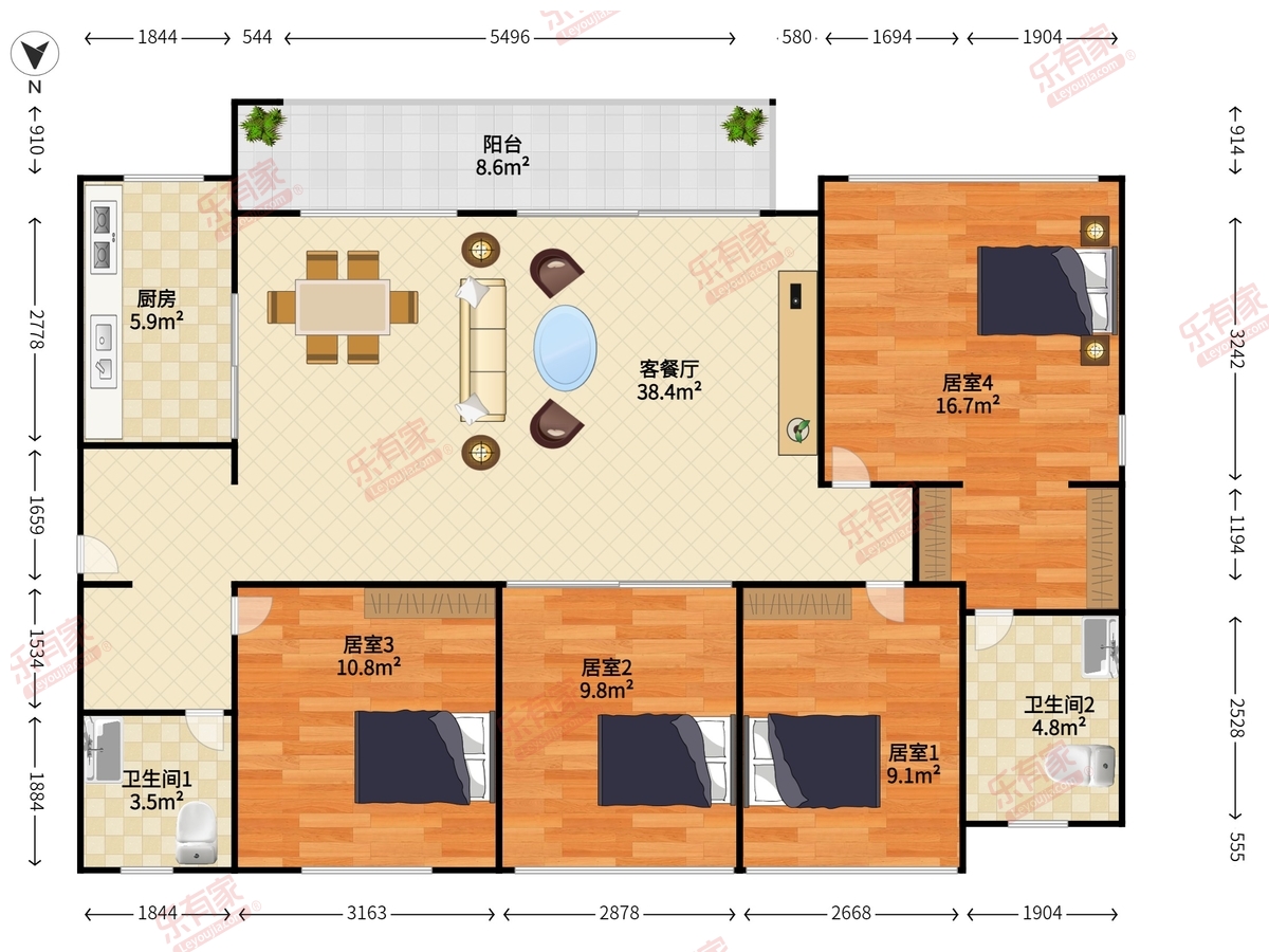 万科公园里三期户型图