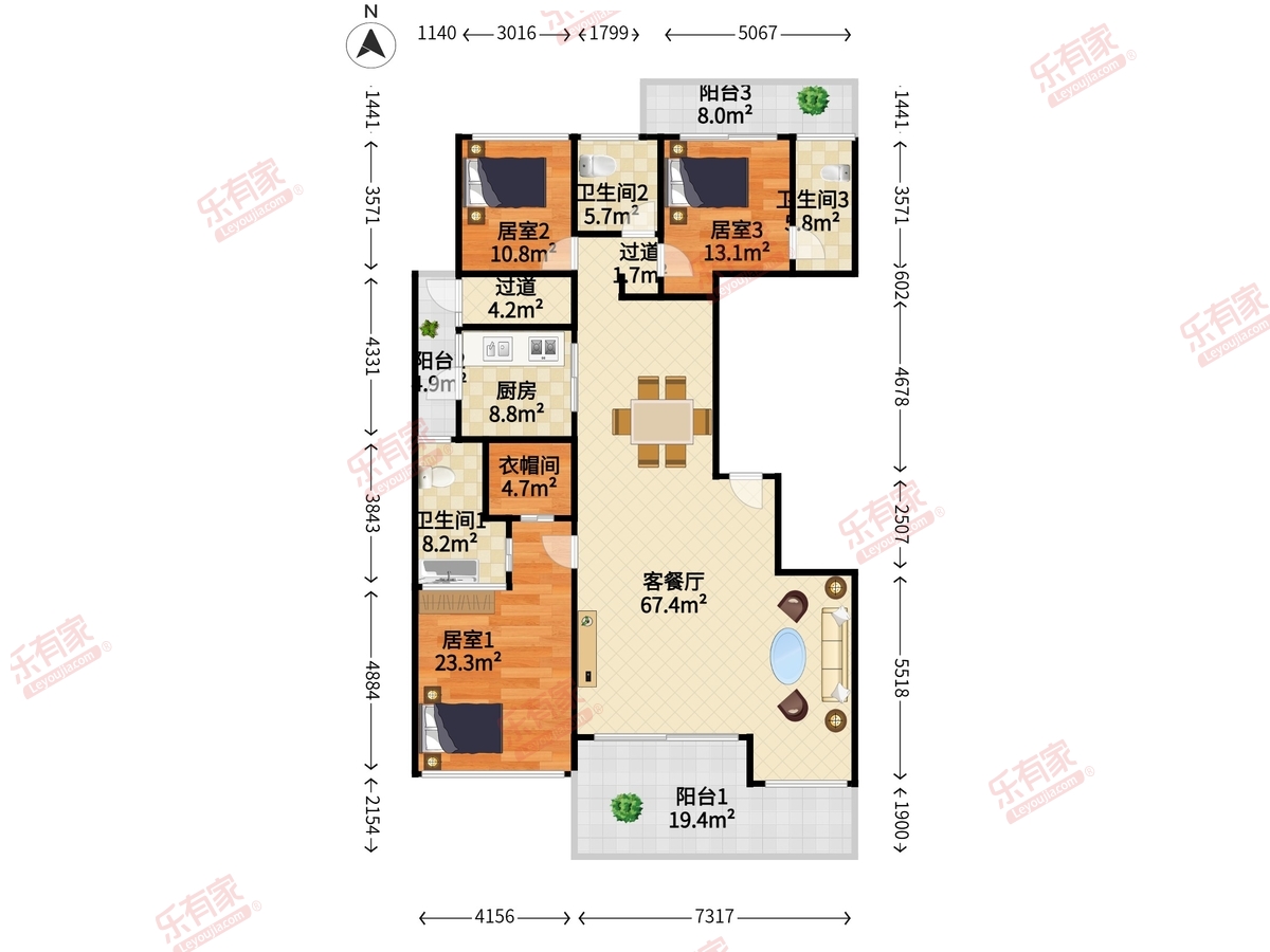 红树西岸户型图