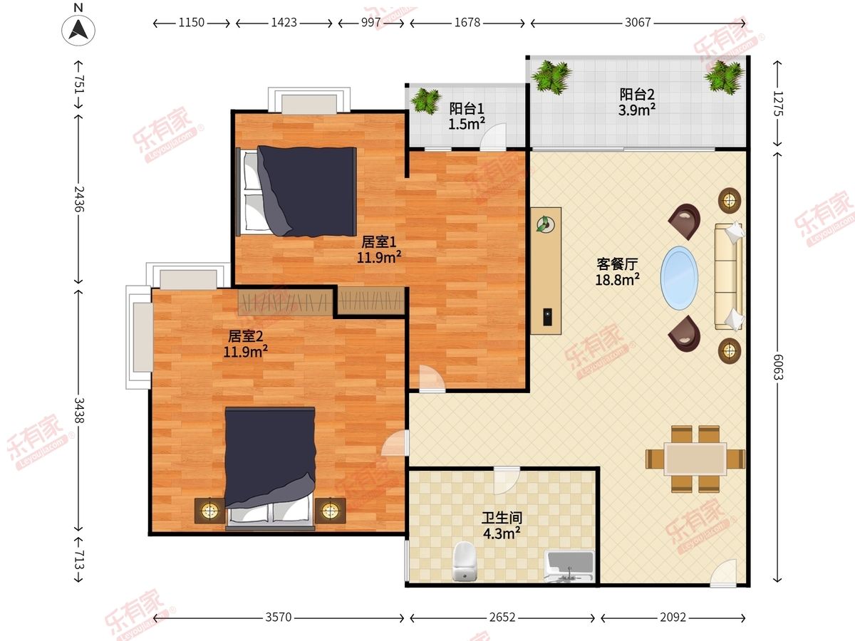 新城帝涛湾户型图