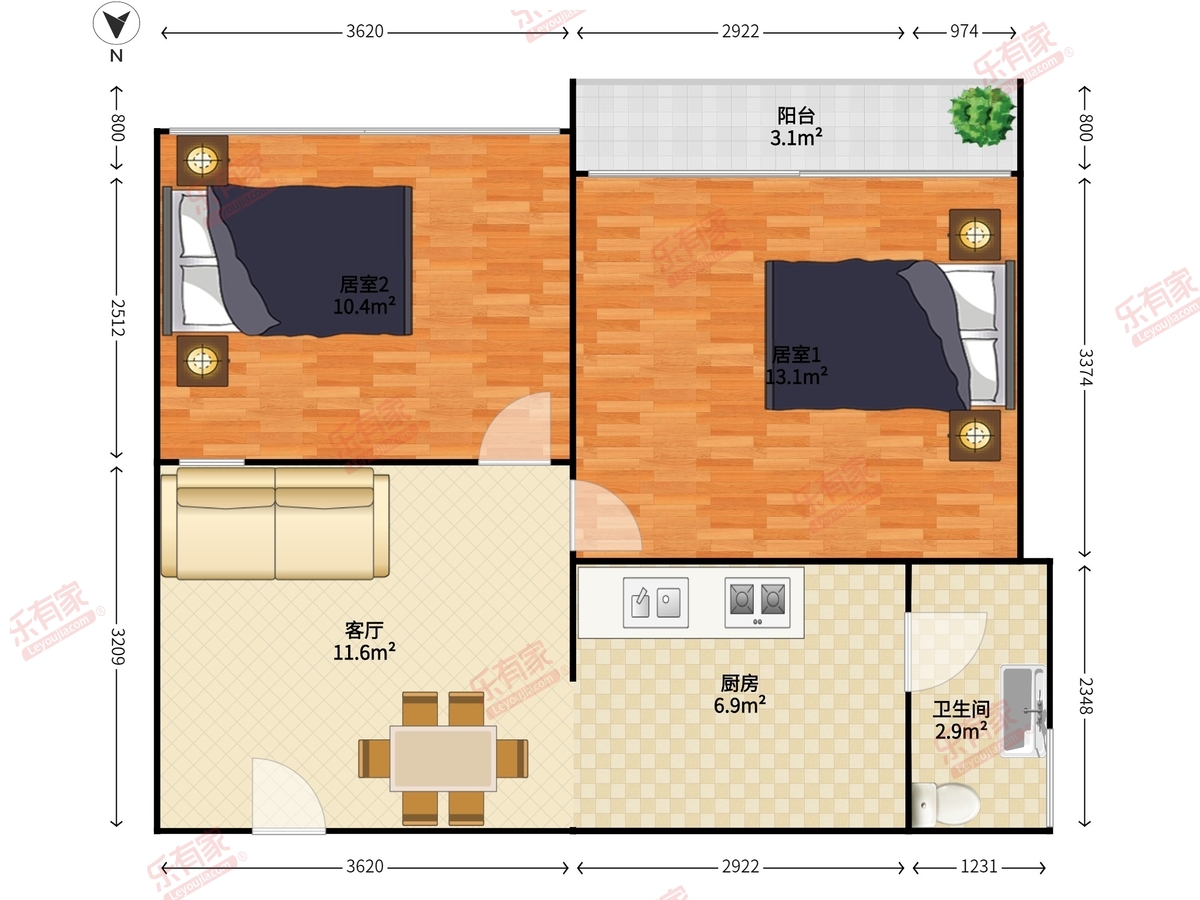森威大厦户型图