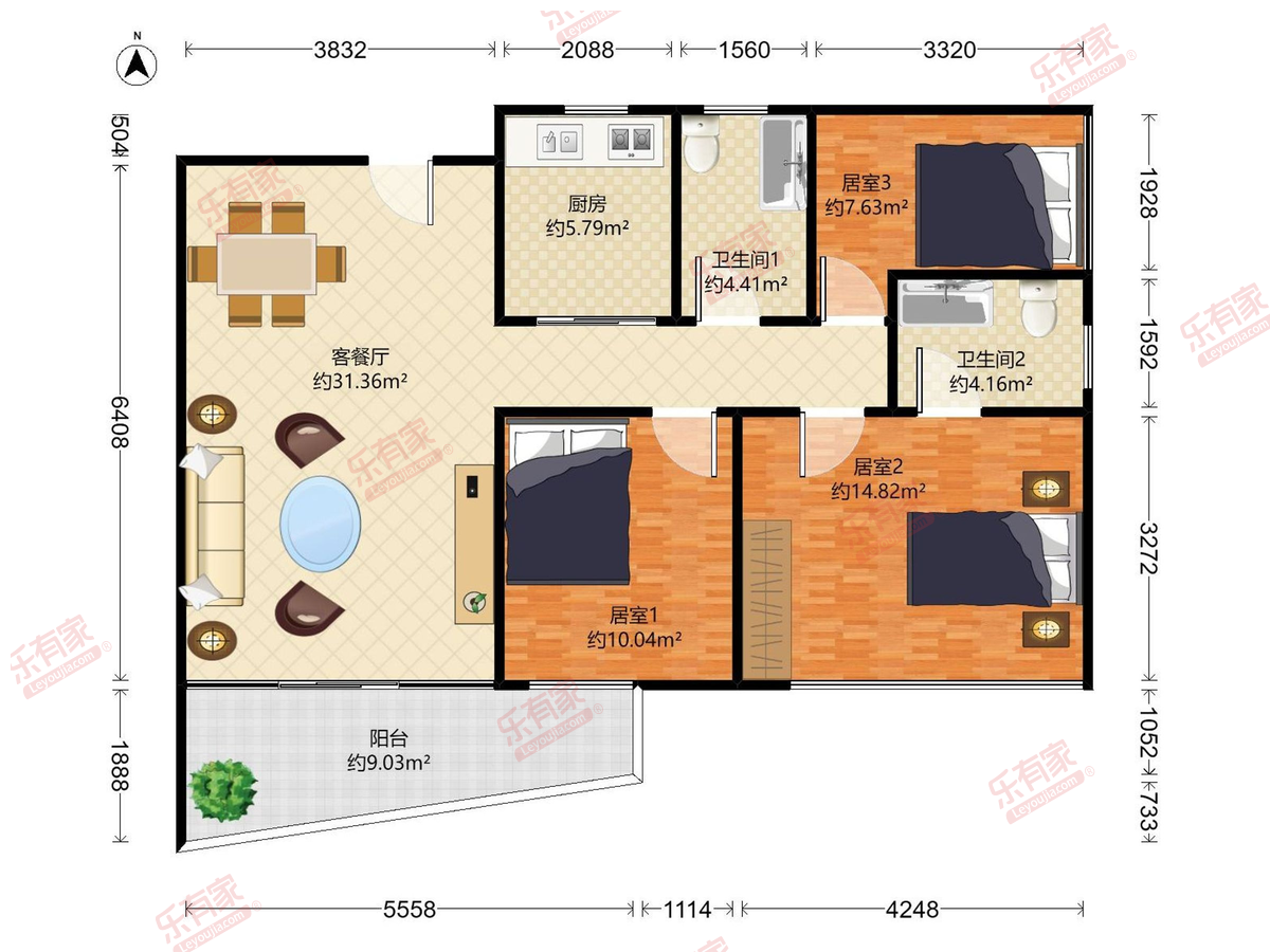 云景豪园户型图