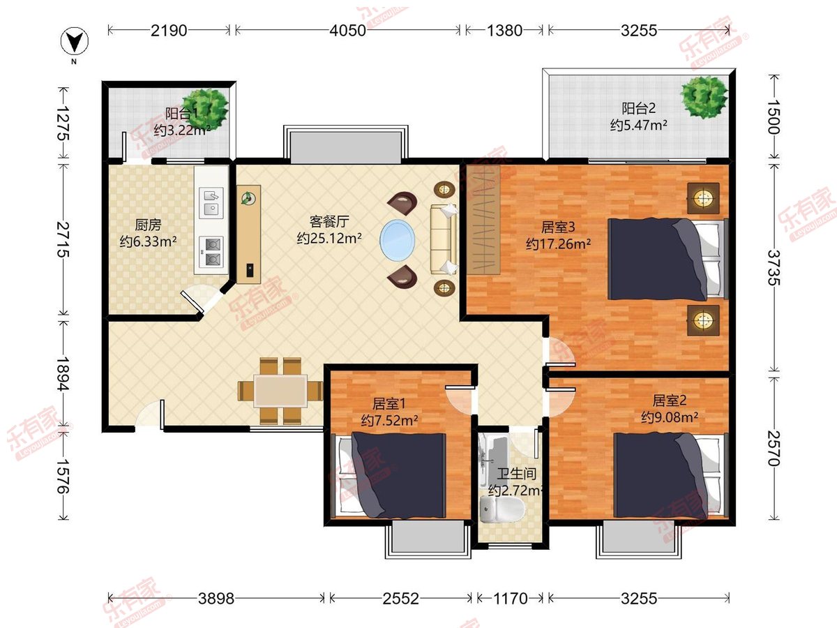 佳嘉豪苑户型图