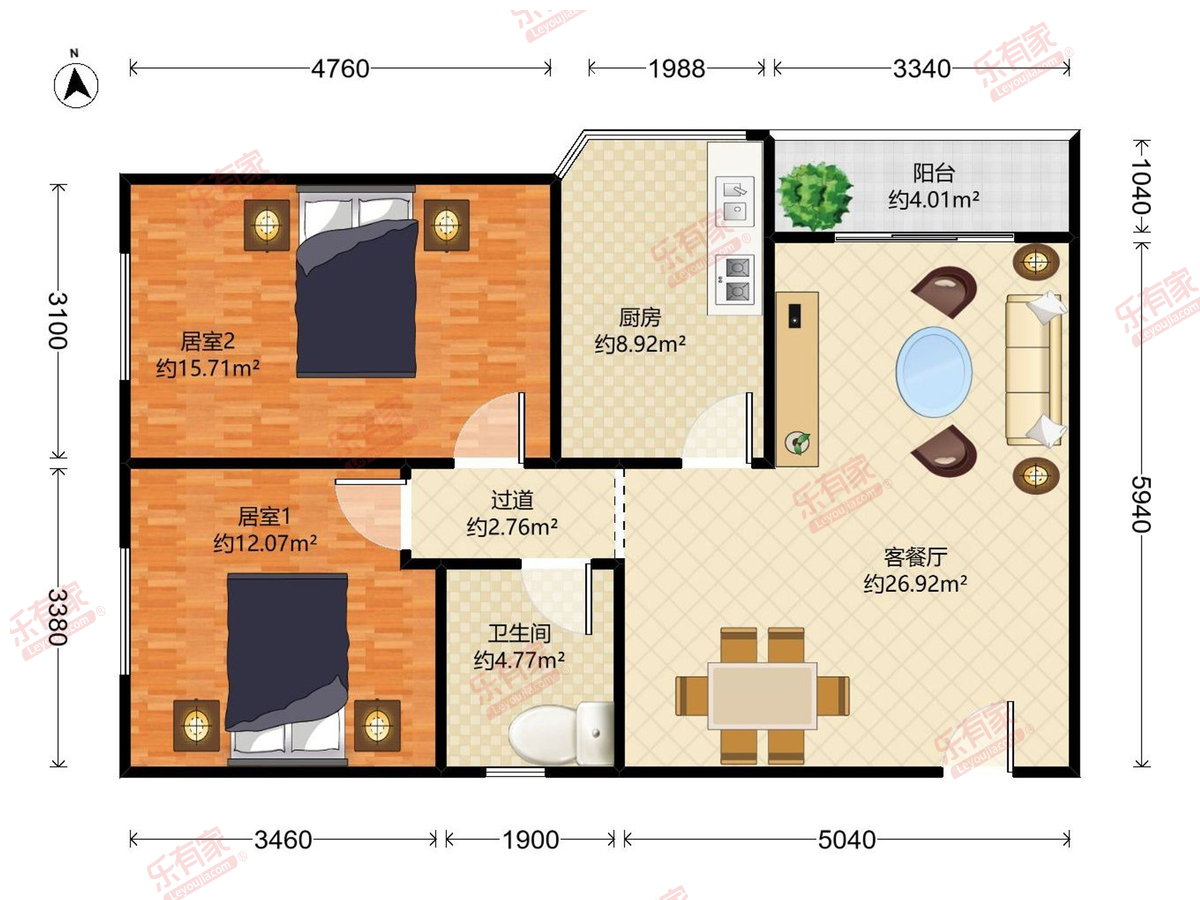 华景新城(四期)户型图