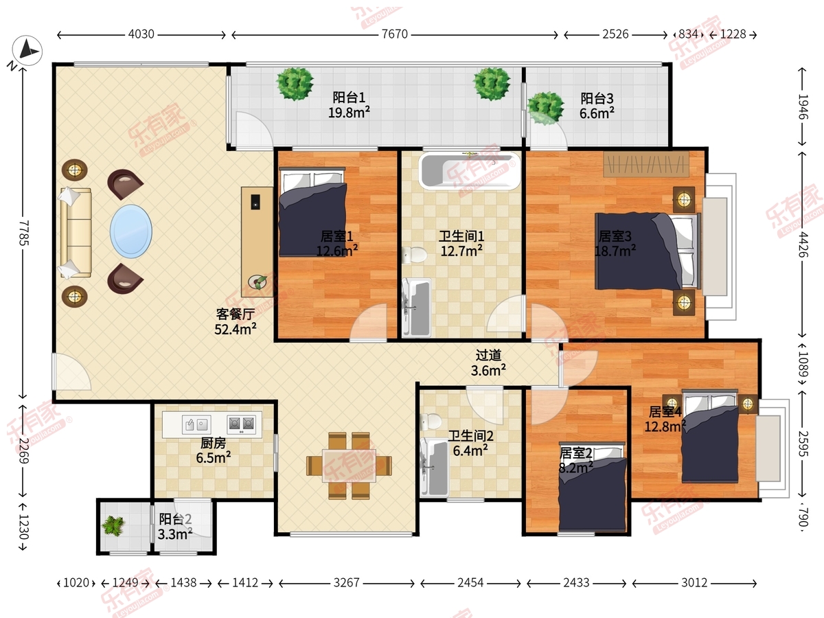 波托菲诺香山里一期户型图