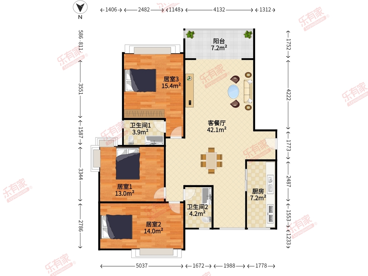 中澳滨河湾1-3期户型图