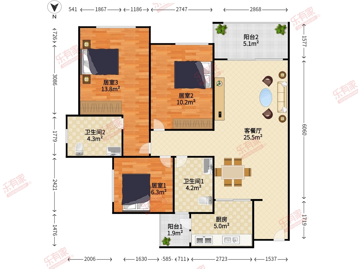 嘉霖禧湾花园二期户型图
