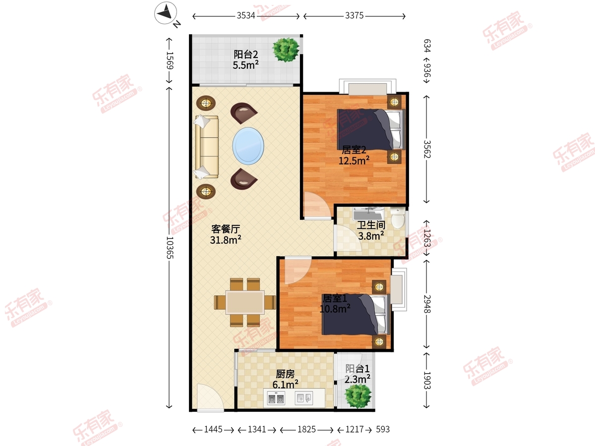 金山湖花园二区户型图