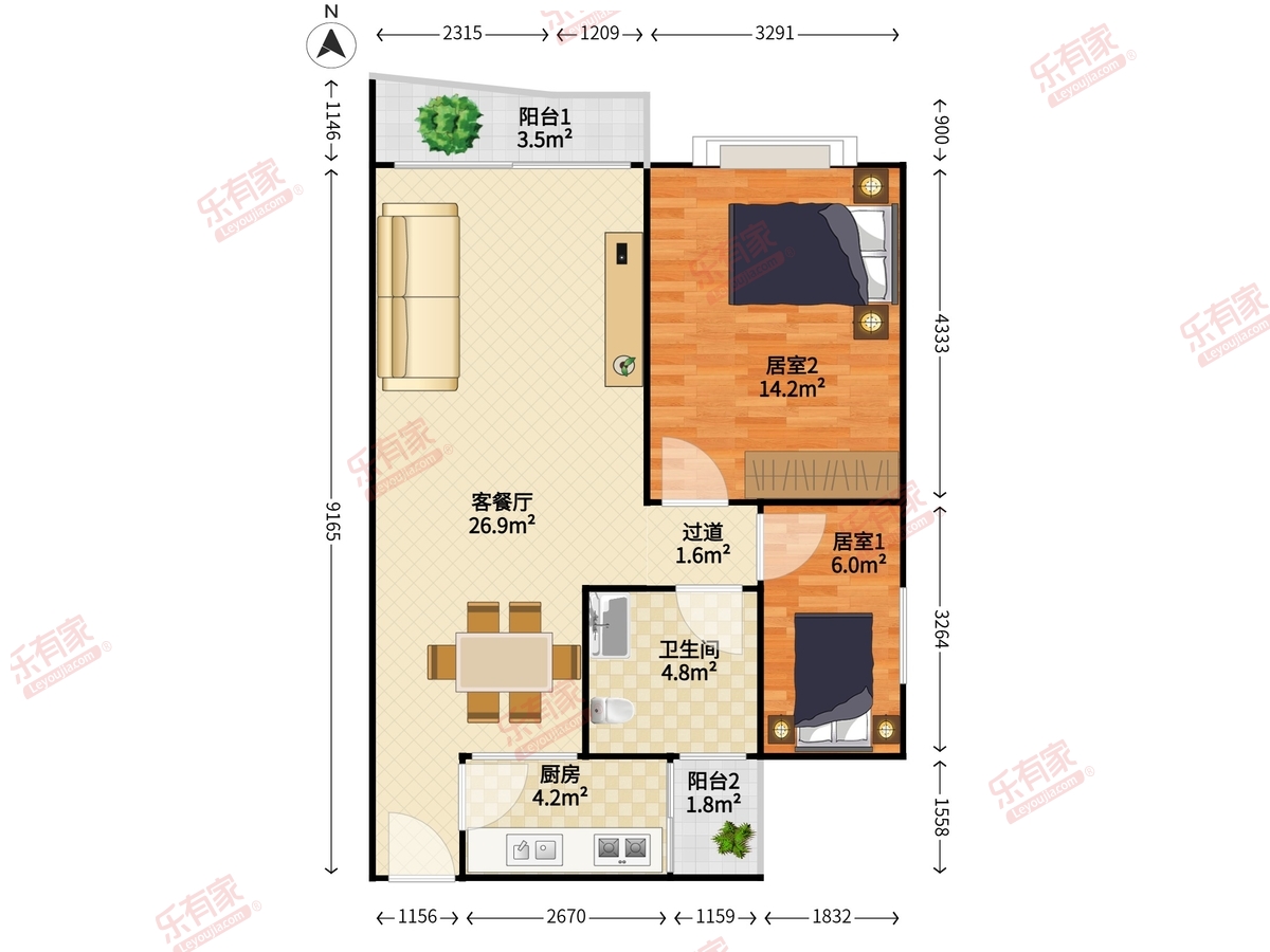 梅花新园户型图